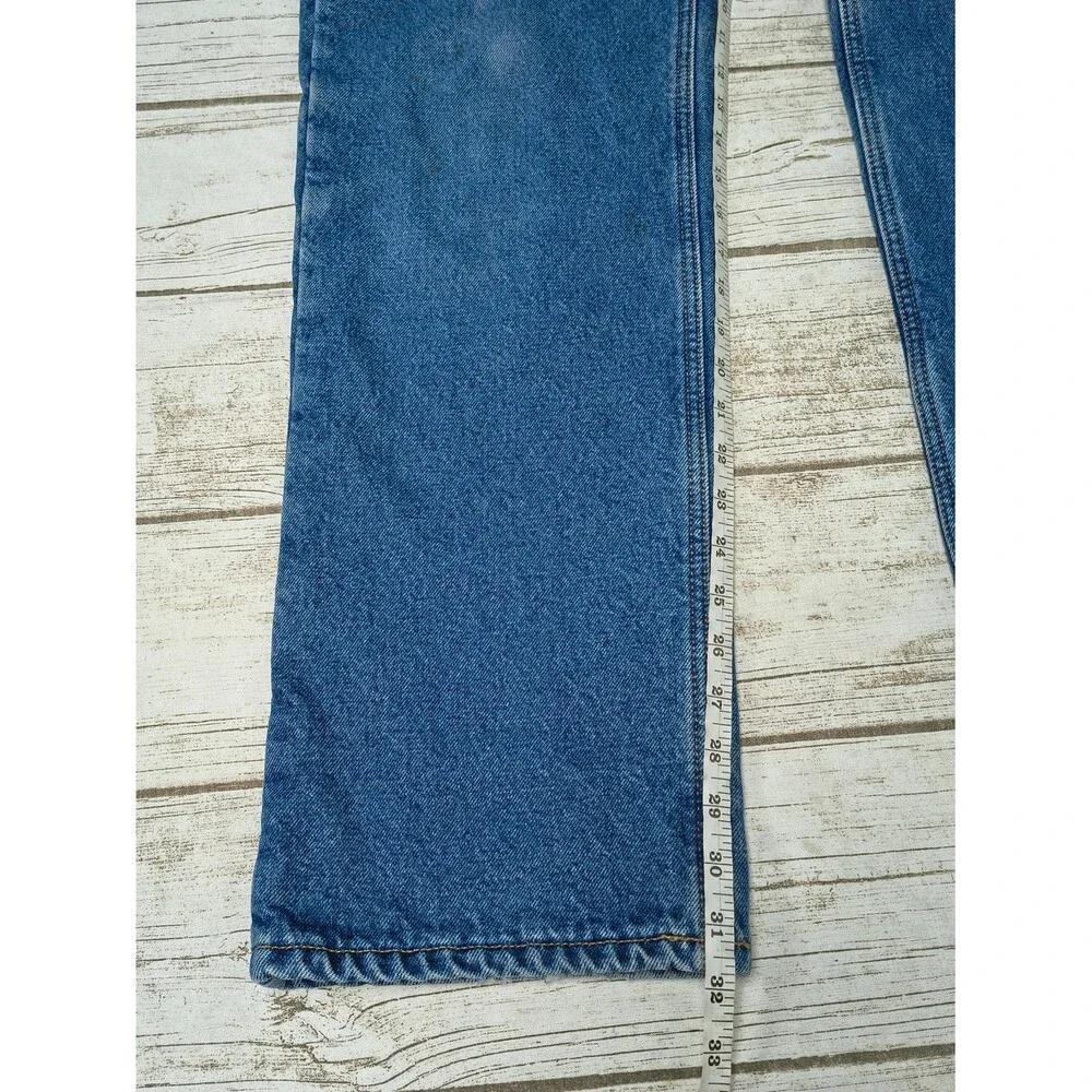 Carhartt Men's Denim Fleece Lined Jeans Size 30x32